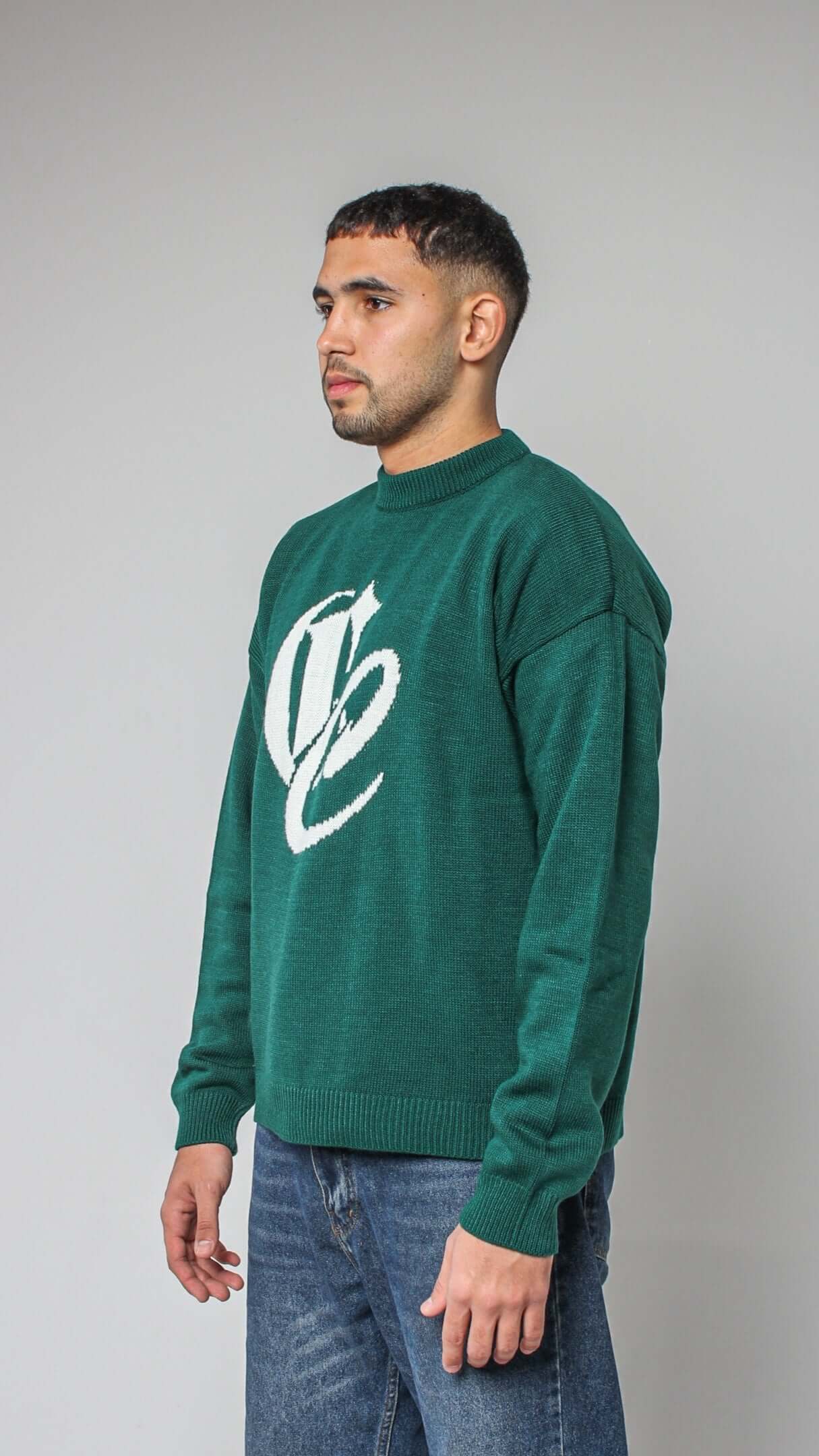 CC GREEN KNITTED SWEATER