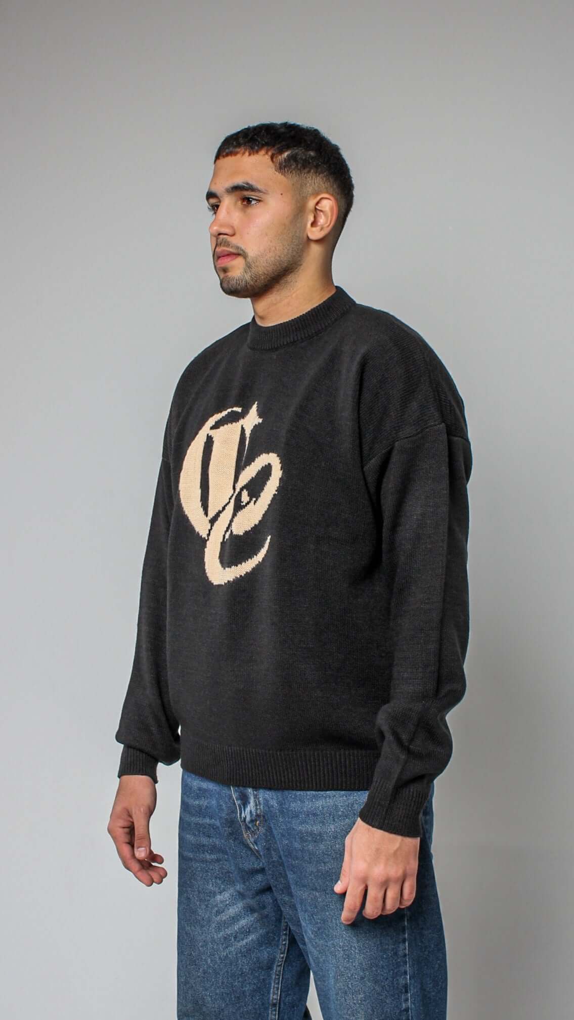 CC BLACK KNITTED SWEATER