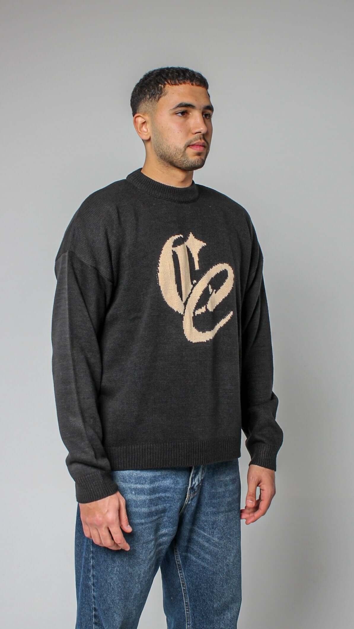 CC BLACK KNITTED SWEATER